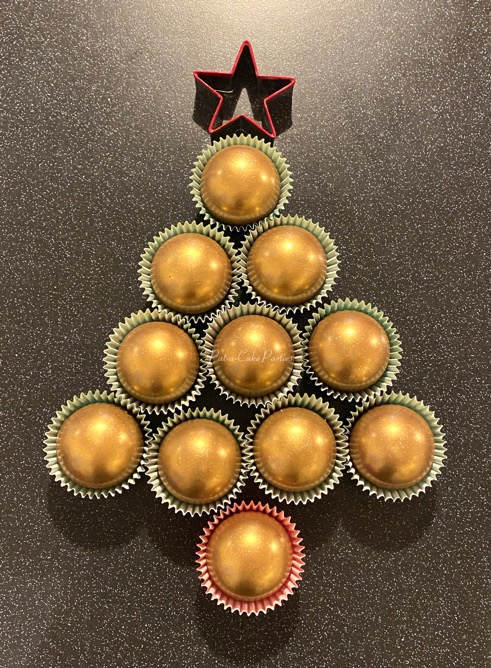 Choc bombe Christmas tree